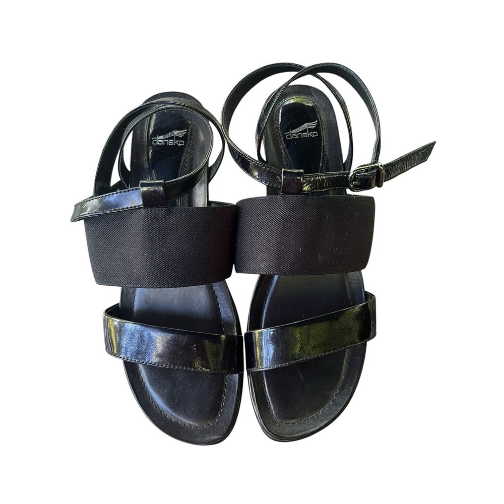 Dansko Black Strappy Sandals